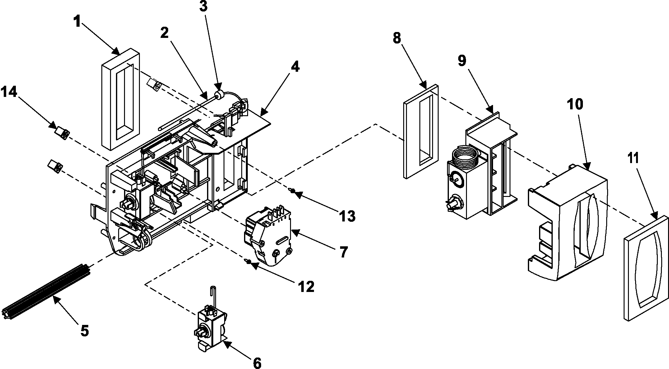 Amana ASD2621KRZ controls diagram