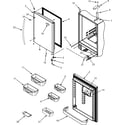 Maytag MBL2556KES refrigerator door diagram