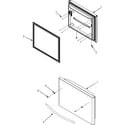Maytag MBL2556KES freezer door diagram