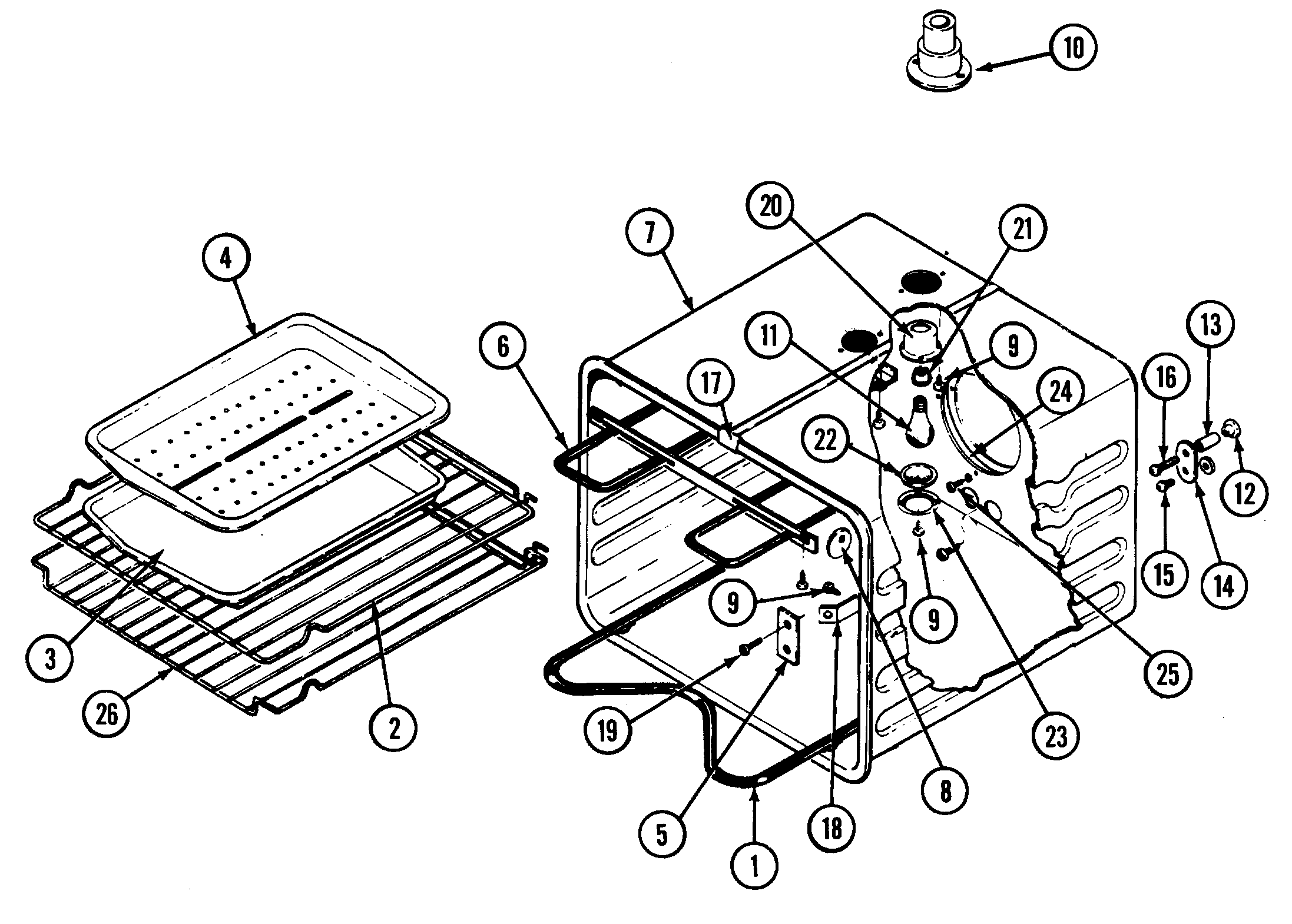 Jenn-Air W2720B-C liner diagram