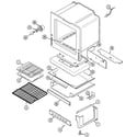 Magic Chef CGS1740ADL oven/base diagram