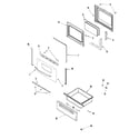 Magic Chef CER3725AAB door/drawer diagram