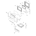 Amana AER5712ACW door/drawer diagram