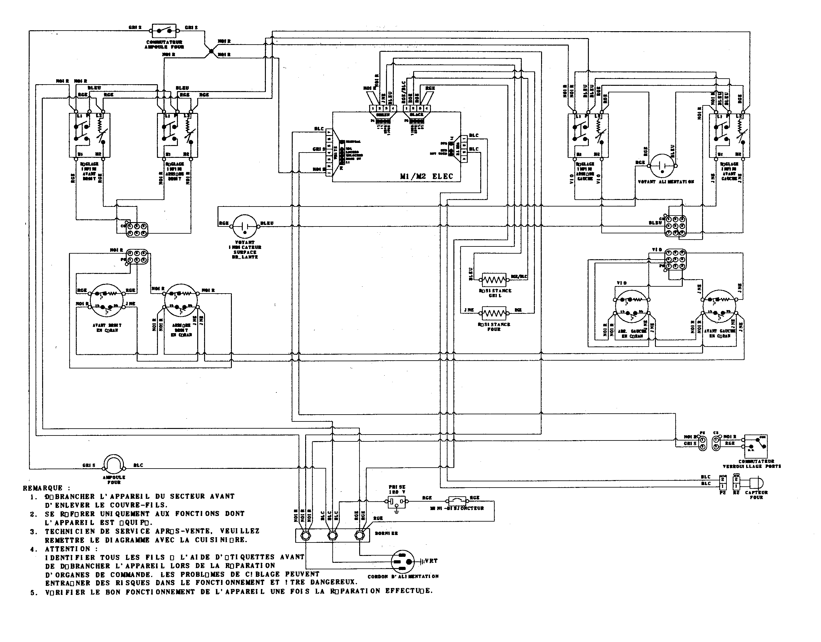 Maytag MER5751ACW wiring information diagram