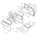 Crosley CE38800ACS door/drawer (stl) diagram