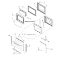 Maytag MER6755ACW door (lower) diagram