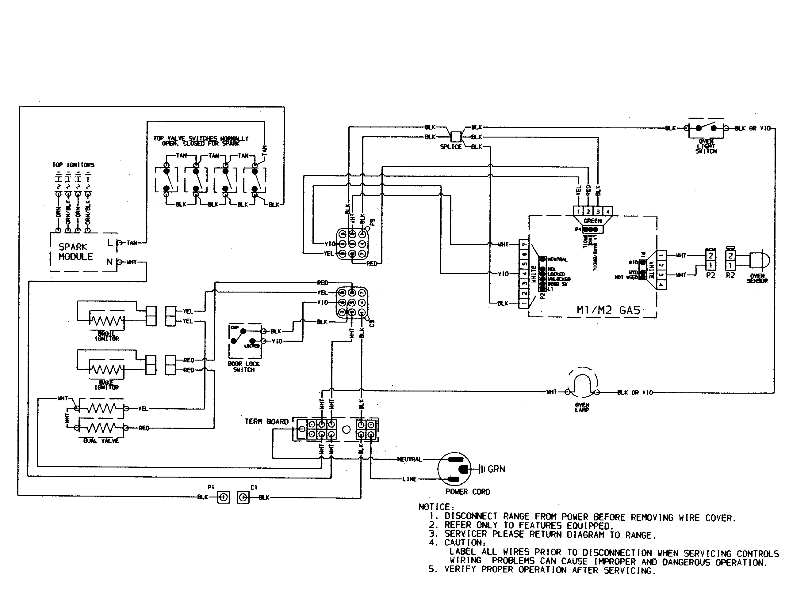 Amana AGR5712ADS wiring information diagram