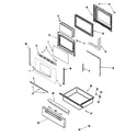 Crosley CG34800ADW door/drawer diagram