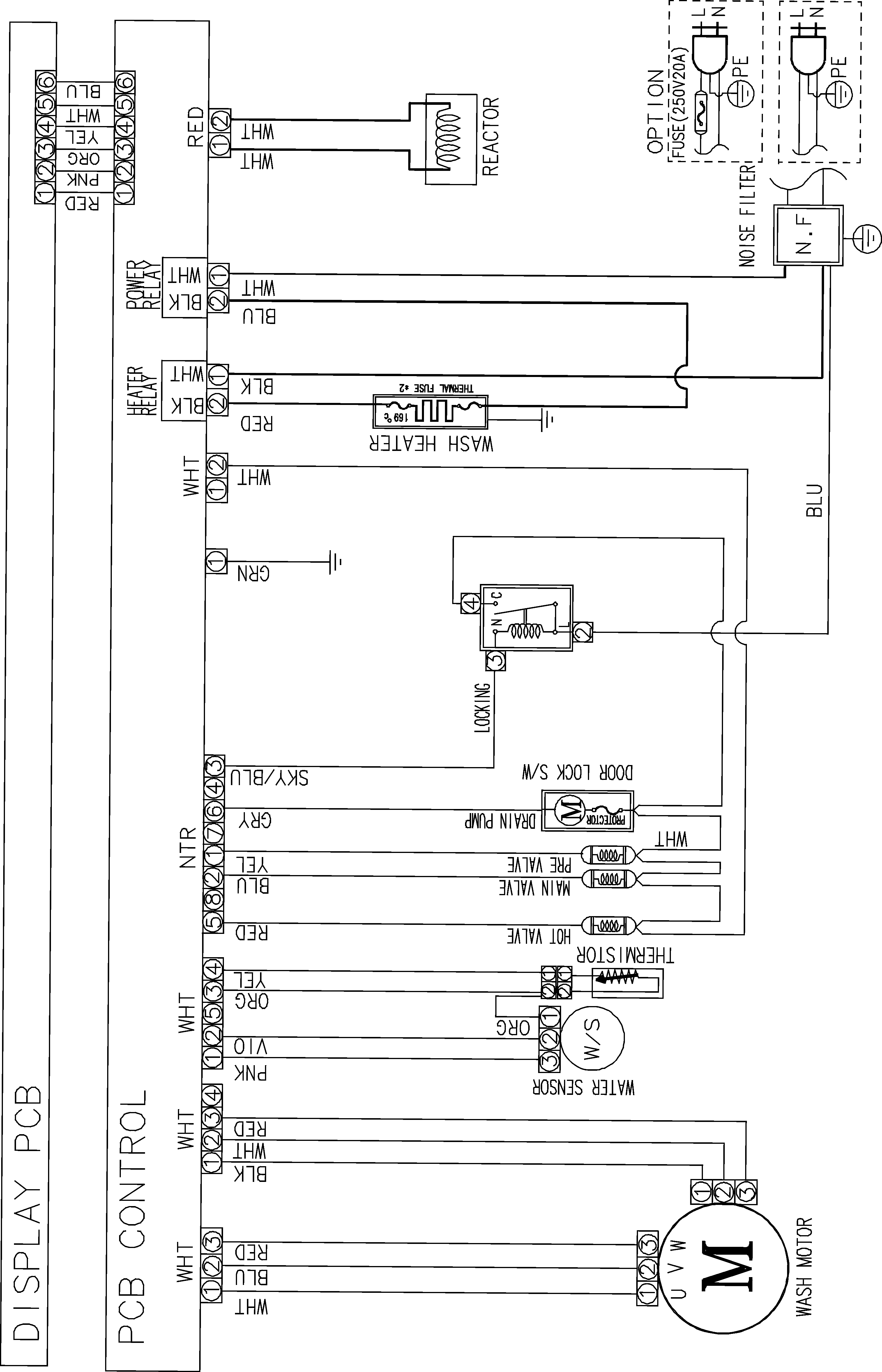 Maytag MAH2440BGW wiring information diagram