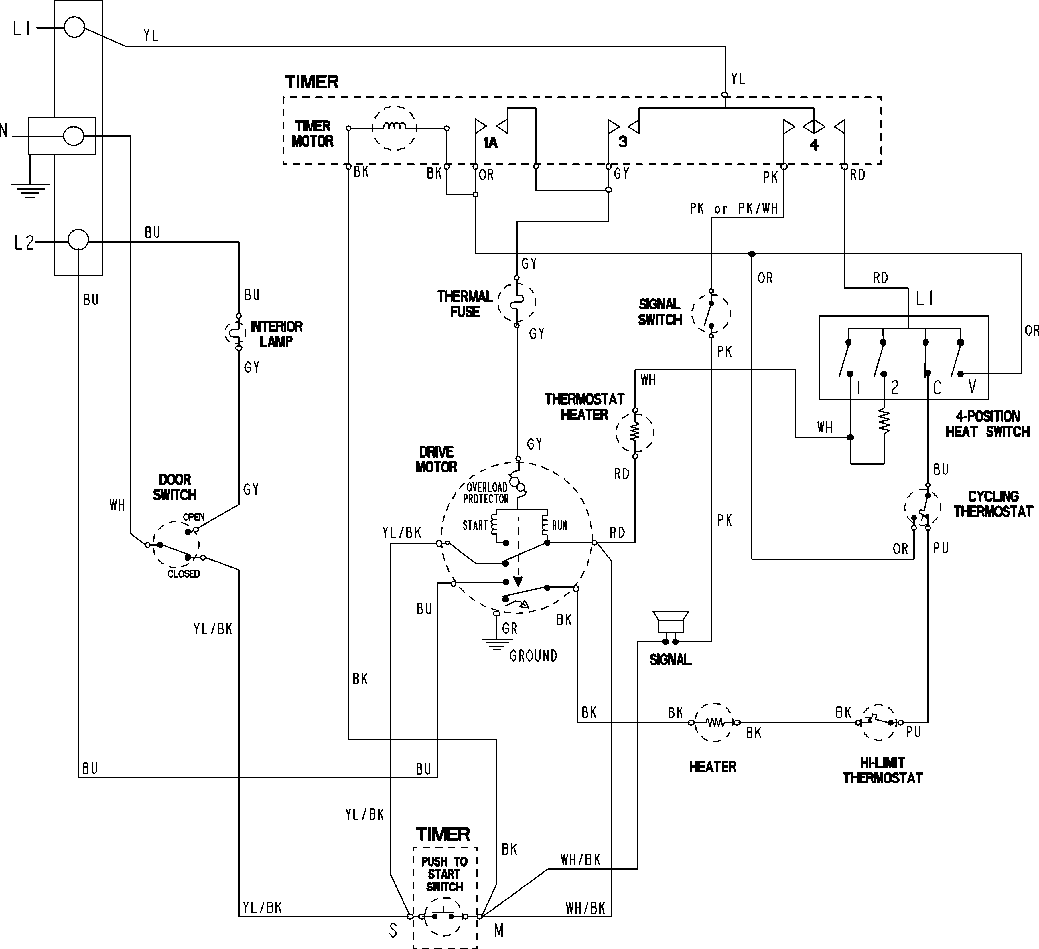 Maytag MDE3757AYW wiring information diagram