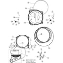 Maytag MDE3706AGW tumbler diagram
