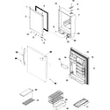 Amana ABB2227DEW refrigerator door diagram