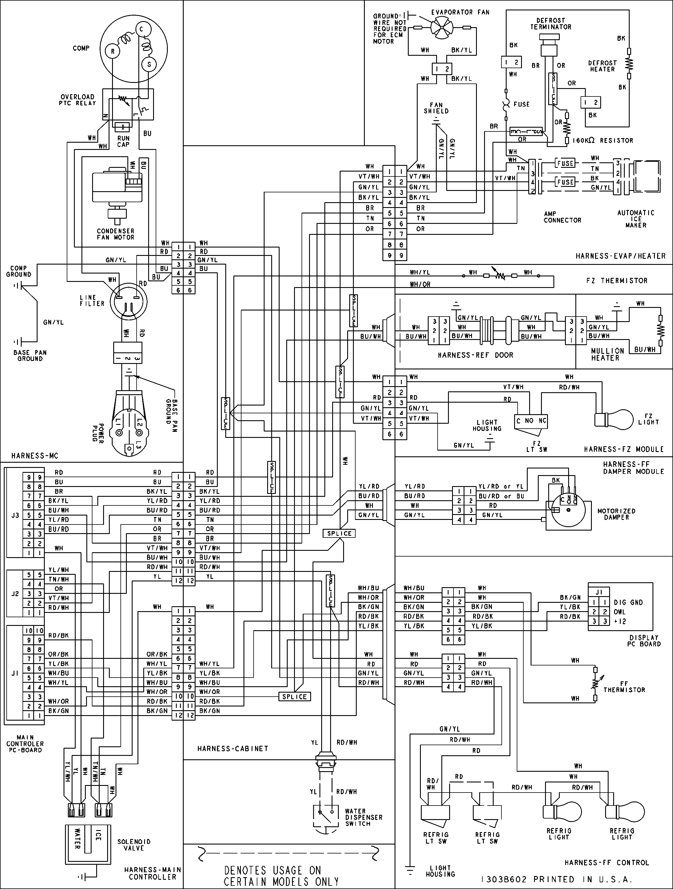 Gaggenau RY4951 wiring information diagram