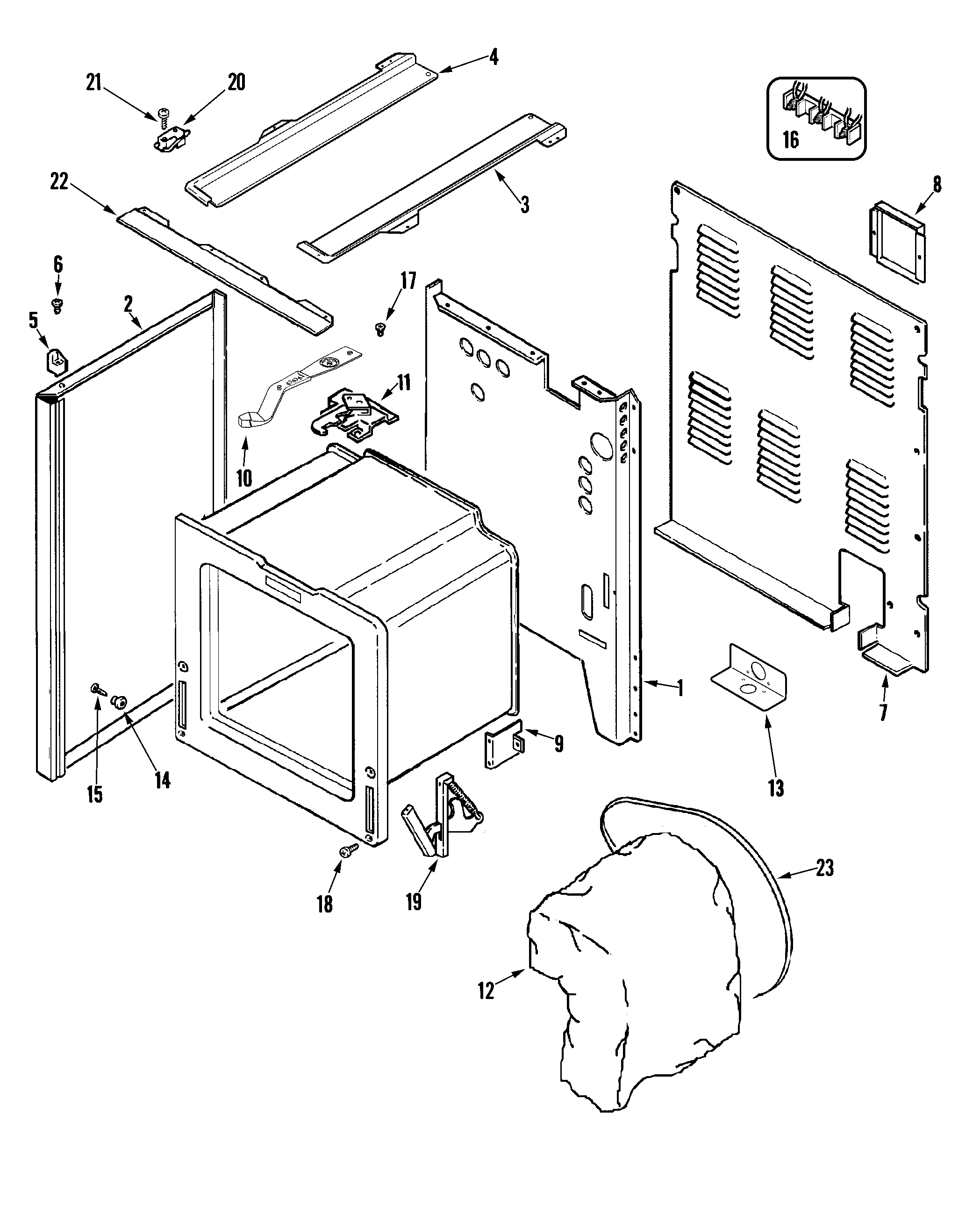 Samsung RESF5330DT body diagram