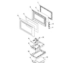 Samsung MR6699GB/XAA control panel/door assembly diagram