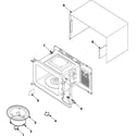 Samsung MW1080STA/XAA body/cavity/elements diagram