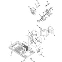 Samsung MW1030WA/XAA internal control/latch assy/base diagram
