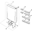 Samsung RB2044SL/XAA refrigerator door diagram