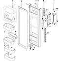 Samsung RS2623SL/XAA refrigerator door diagram