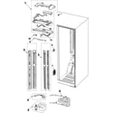 Samsung RS2623SL/XAA refrigerator compartment diagram