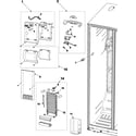 Samsung RS2623SL/XAA freezer compartment diagram