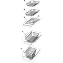 Samsung RS2623VQ/XAA freezer shelves diagram