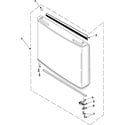 Samsung RB215BSSW/XAA-00 freezer door diagram