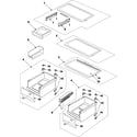 Samsung RB215BSSB/XAA-00 refrigerator shelves diagram