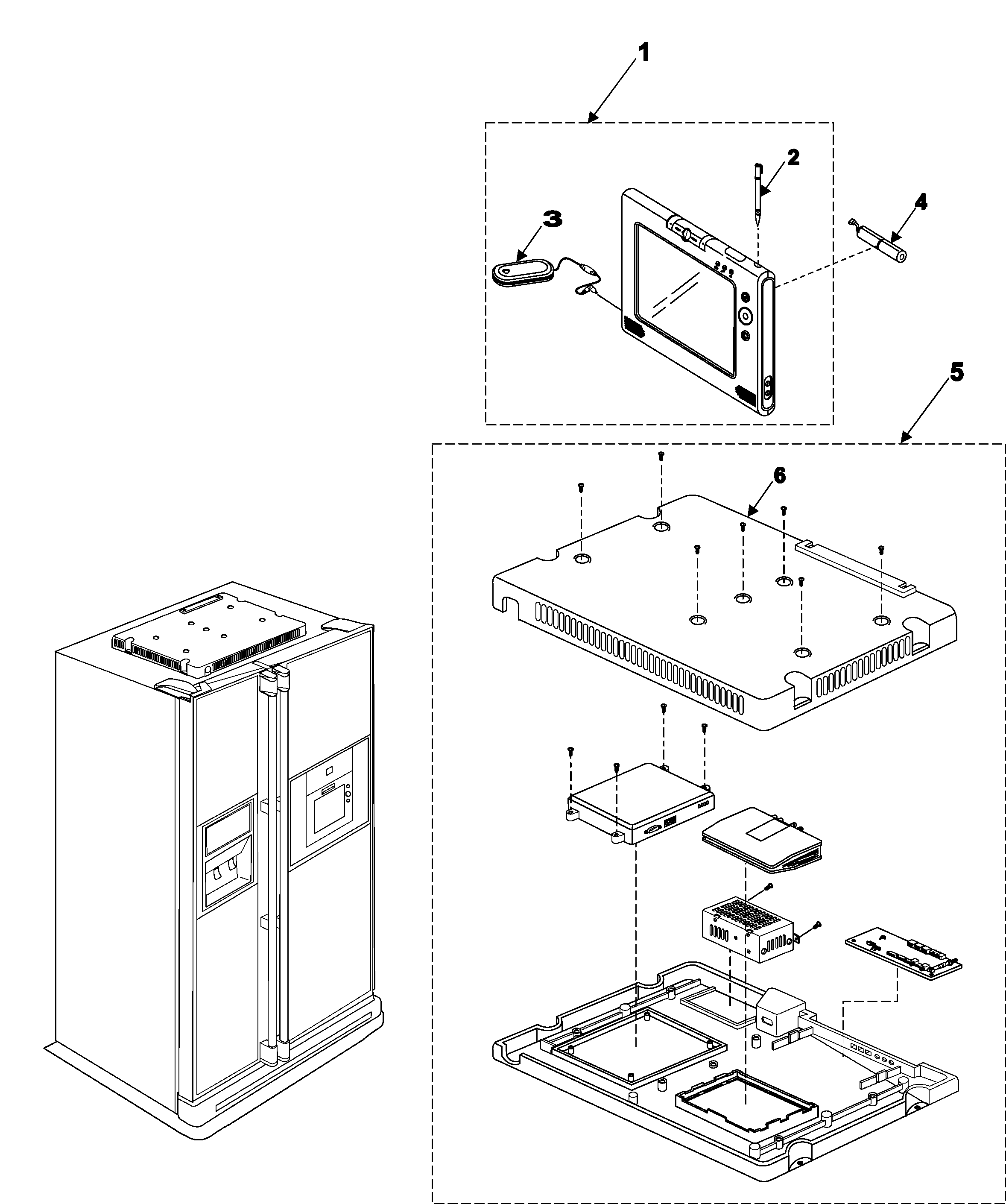Samsung RH2777AT/XAA home station diagram
