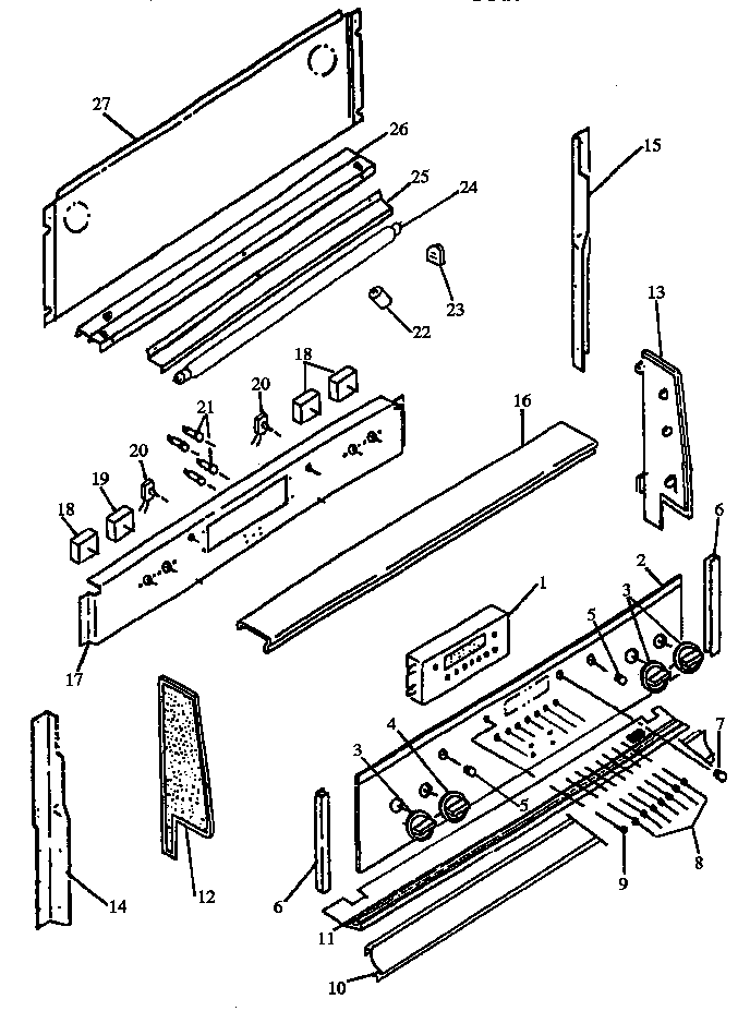 Amana CAR2T661LG-P1142621NLG backguard parts diagram