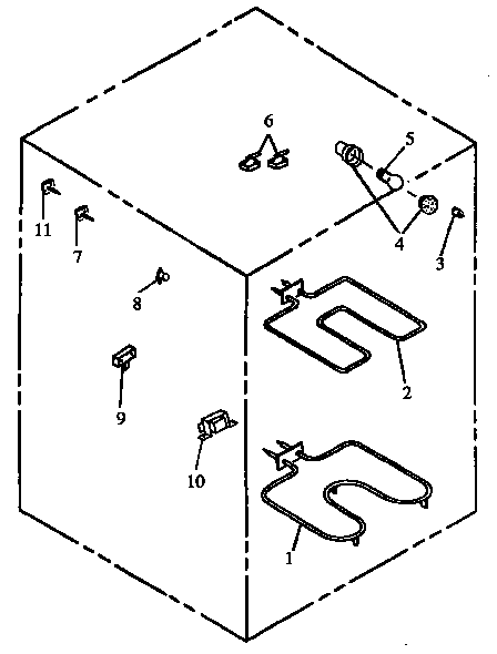 Amana CAR2T661LG-P1142621NLG electric components diagram