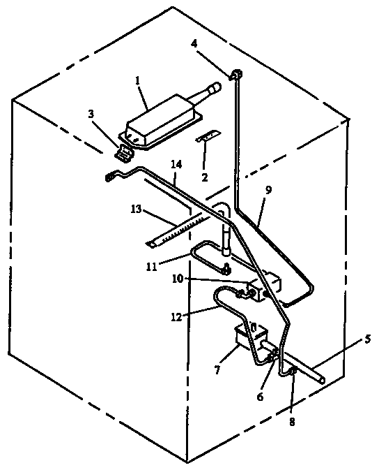 Modern Maid PHU202UK-P1130734NK gas components diagram