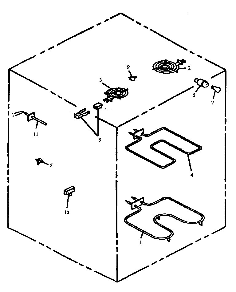 Caloric ESF31002W-P1142609NW electrical components diagram