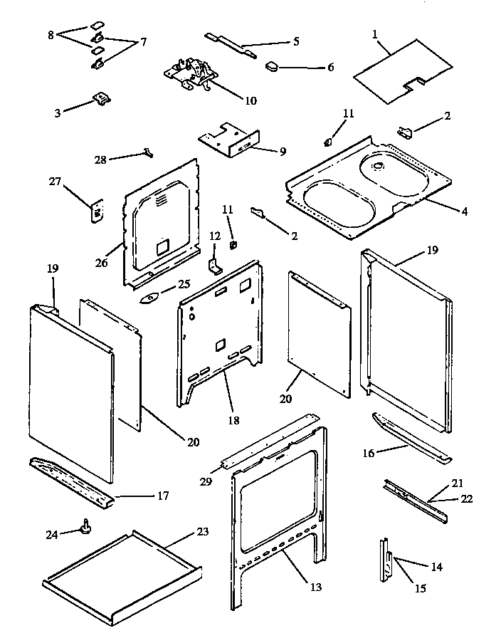 Amana CARS636WW-P1130631NWW page 1 diagram