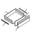 Amana AGS746E-P1130746NE storage drawer diagram