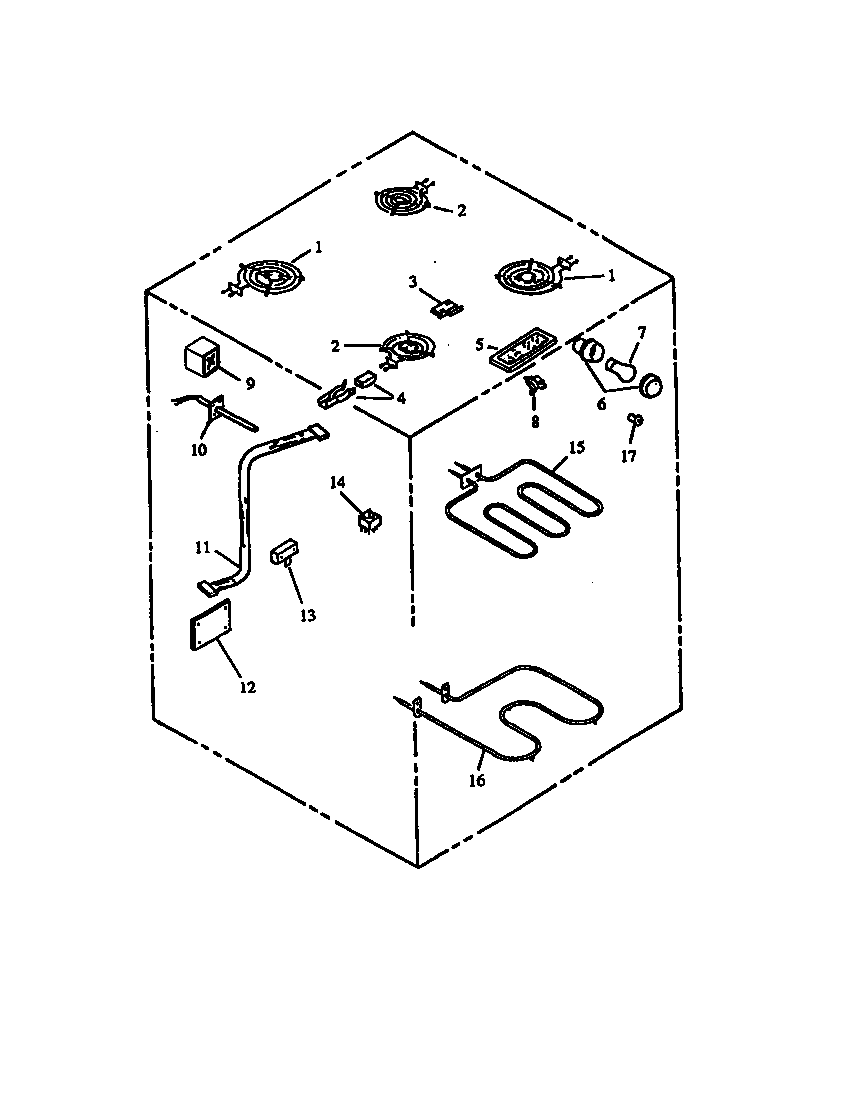 Amana ARS636E-P1130623NE electrical components diagram