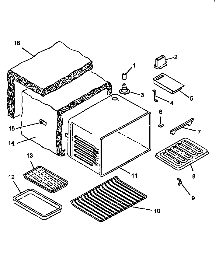 Amana CARS637E-P1130644NE cavity diagram