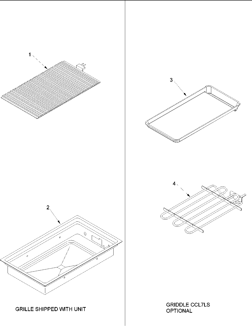 Amana CARDS801E-P1131925NE grille and griddle - cc7ls diagram