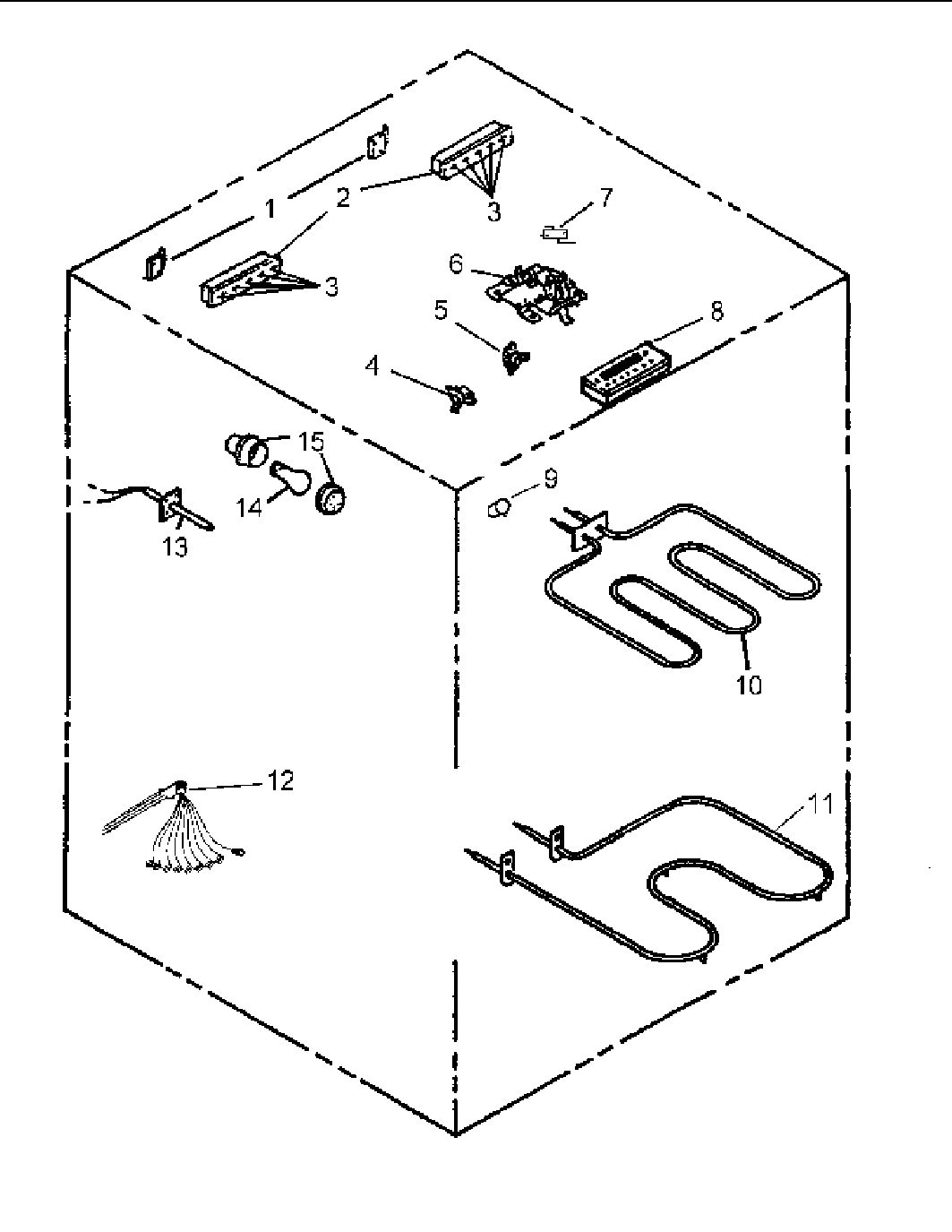 Amana CARDS801WW-P1131936NWW electrical components diagram