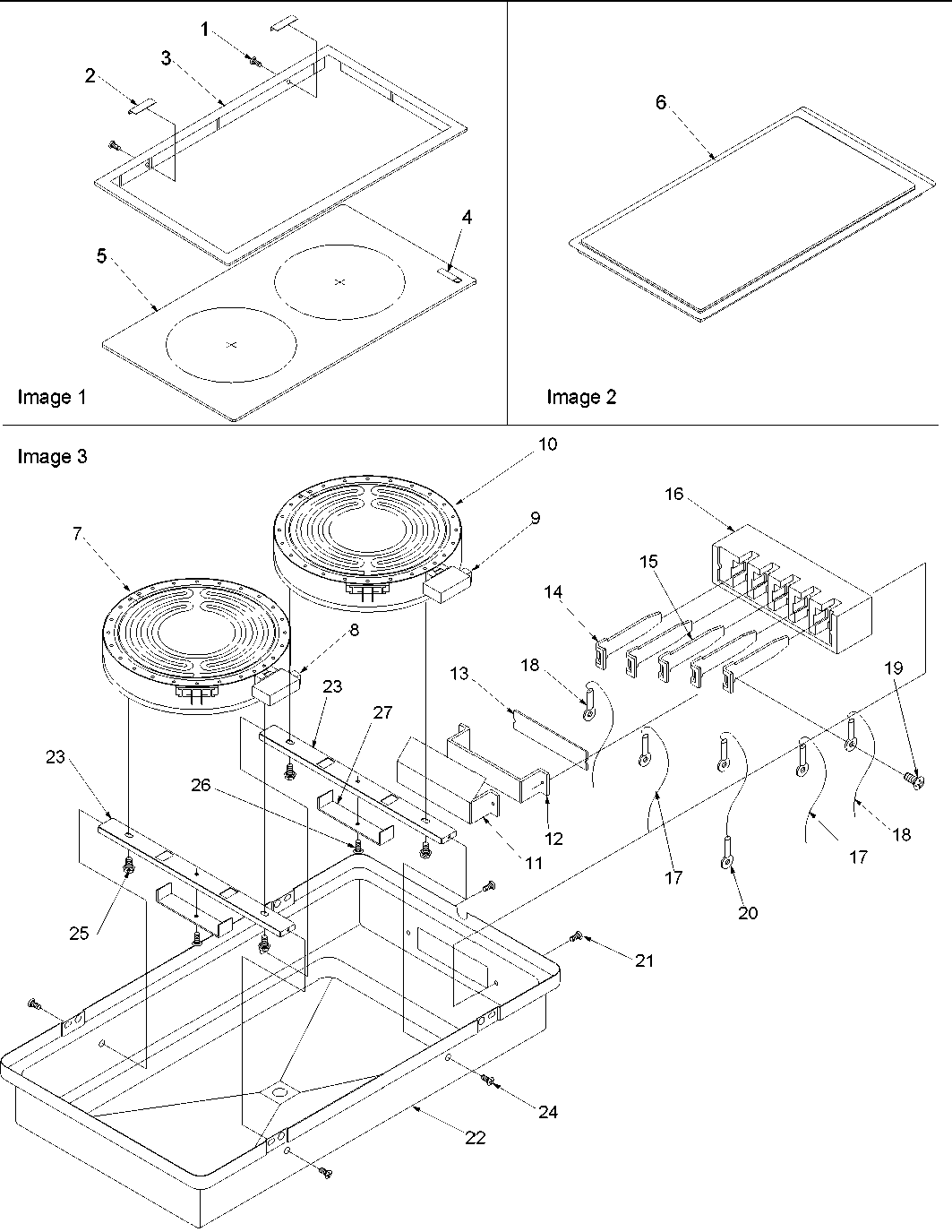 Amana CARDS801WW-P1131936NWW glass cooktop - all cc12 diagram