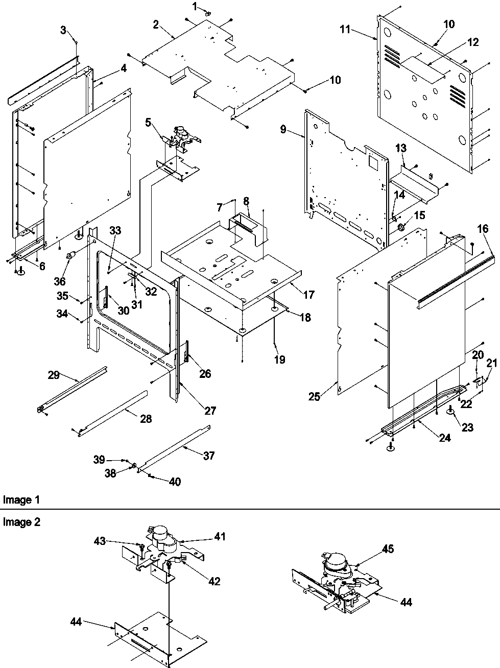 Amana ARGS7650E-P1130759NE cabinet diagram