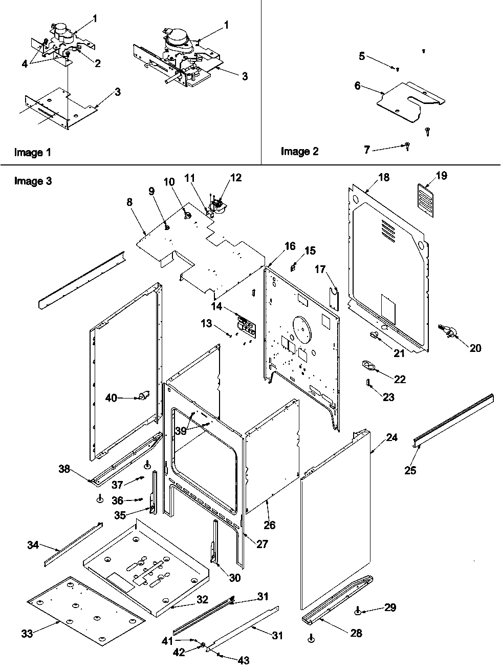 Amana ZRTSC8650E-P1130685NE cabinet diagram