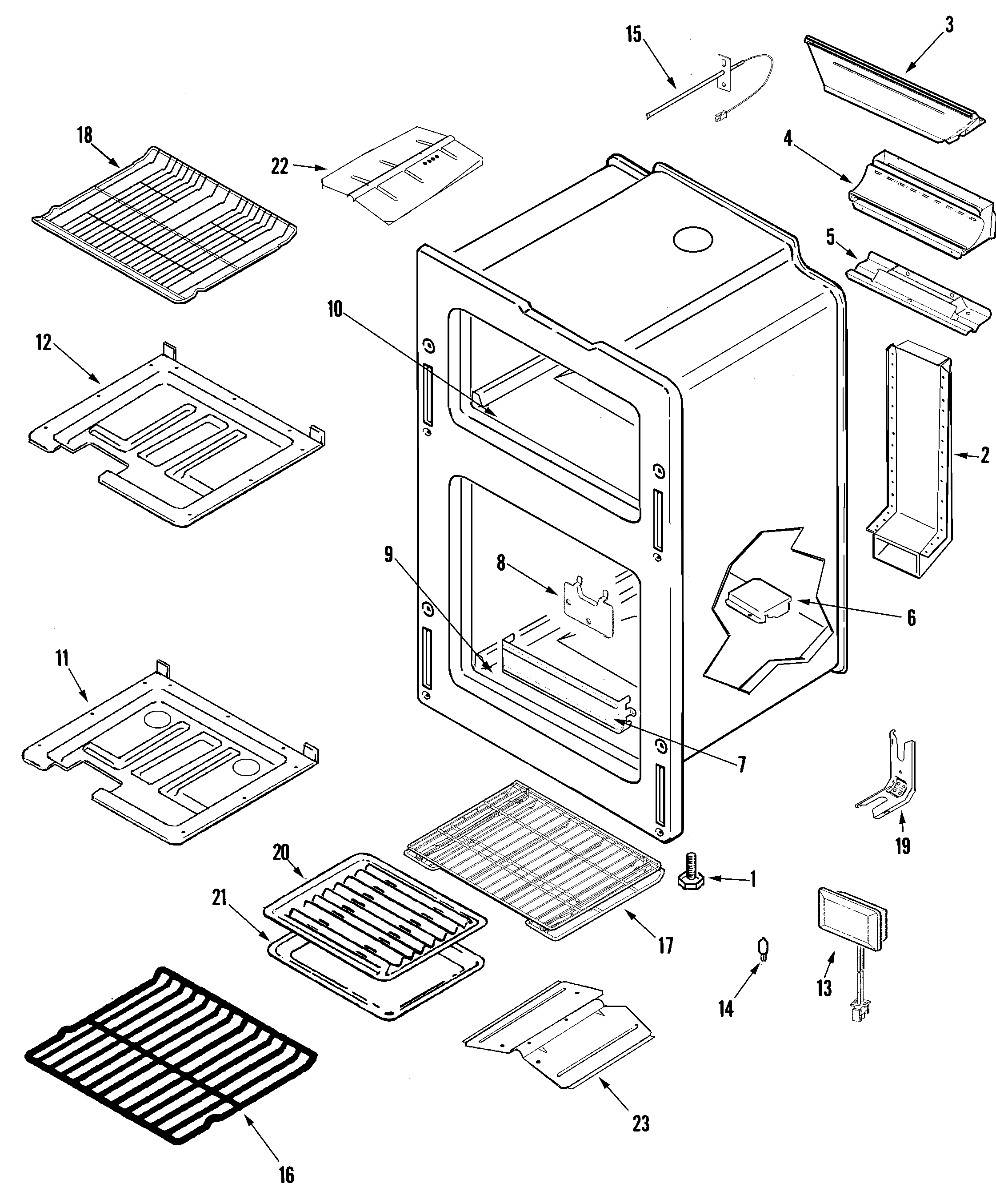 Maytag MGR6775ADB oven diagram