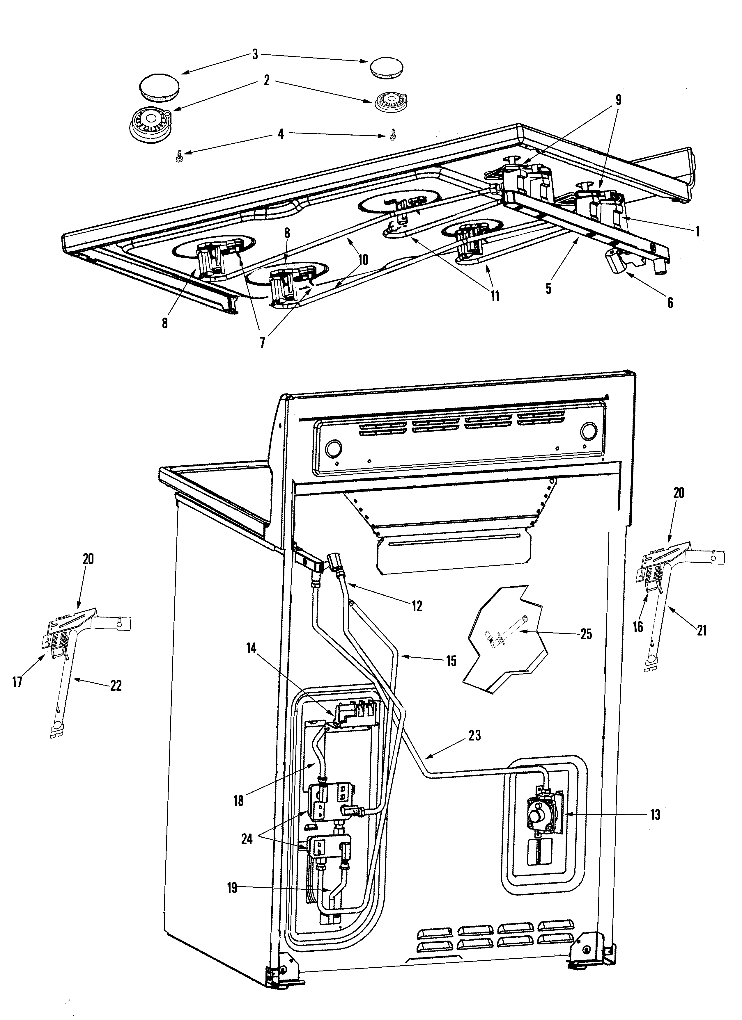 Maytag MGR6775ADB gas controls diagram
