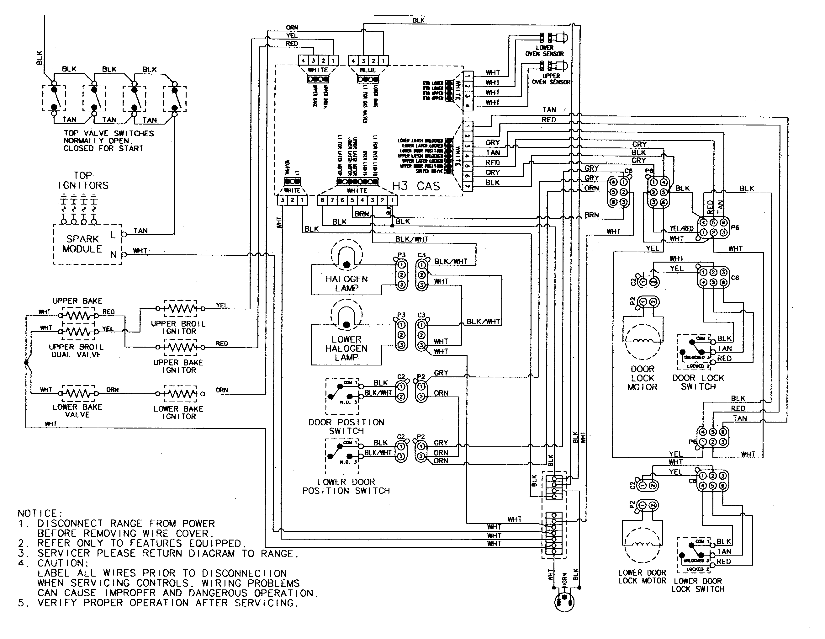 Maytag MGR6775ADB wiring information diagram