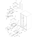Gaggenau RS4951000W0 crisper assy & ref shelf diagram