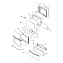 Jenn-Air JGS9900BDS door/access panel (ser pre 11) diagram