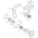 Jenn-Air JGS9900BDS blower assembly (plenum) diagram