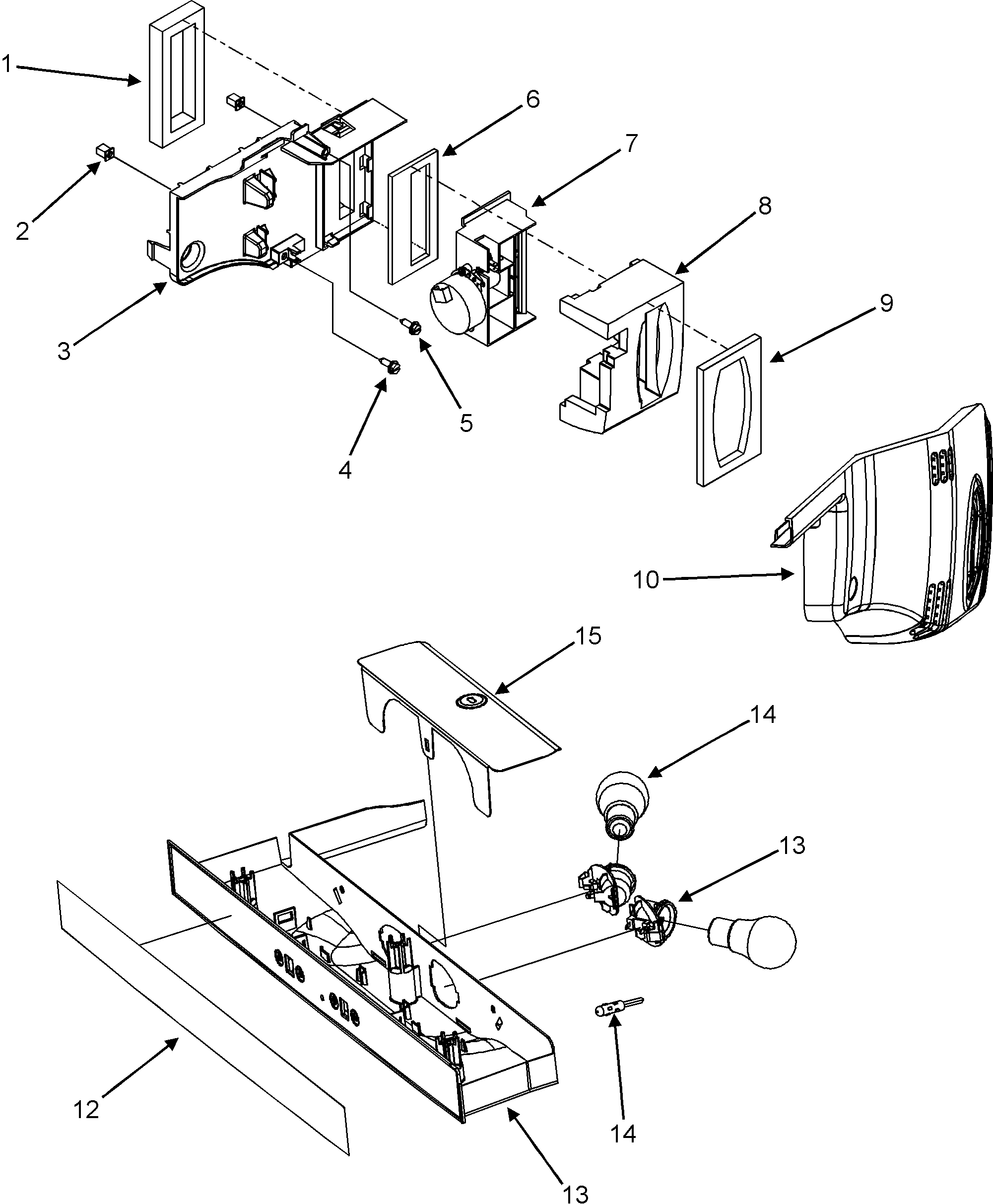 Amana AC2228HEKS0 controls diagram