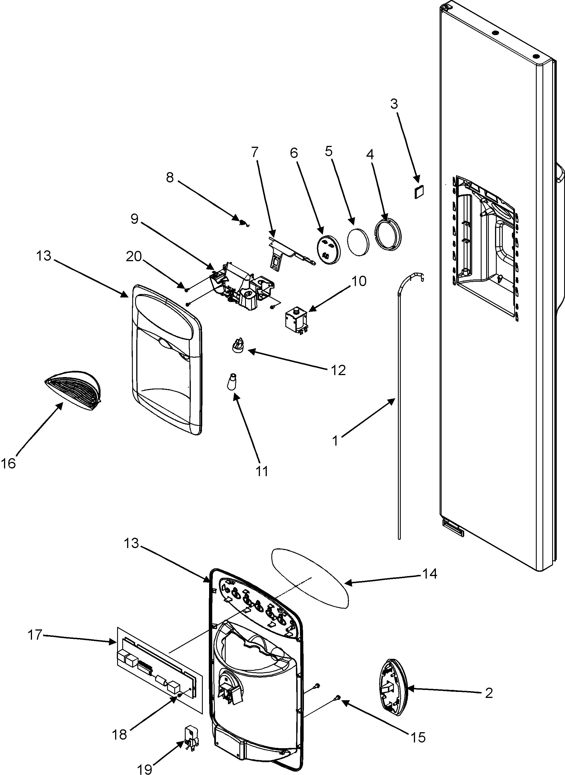 Maytag GC2223GEKW fountain diagram